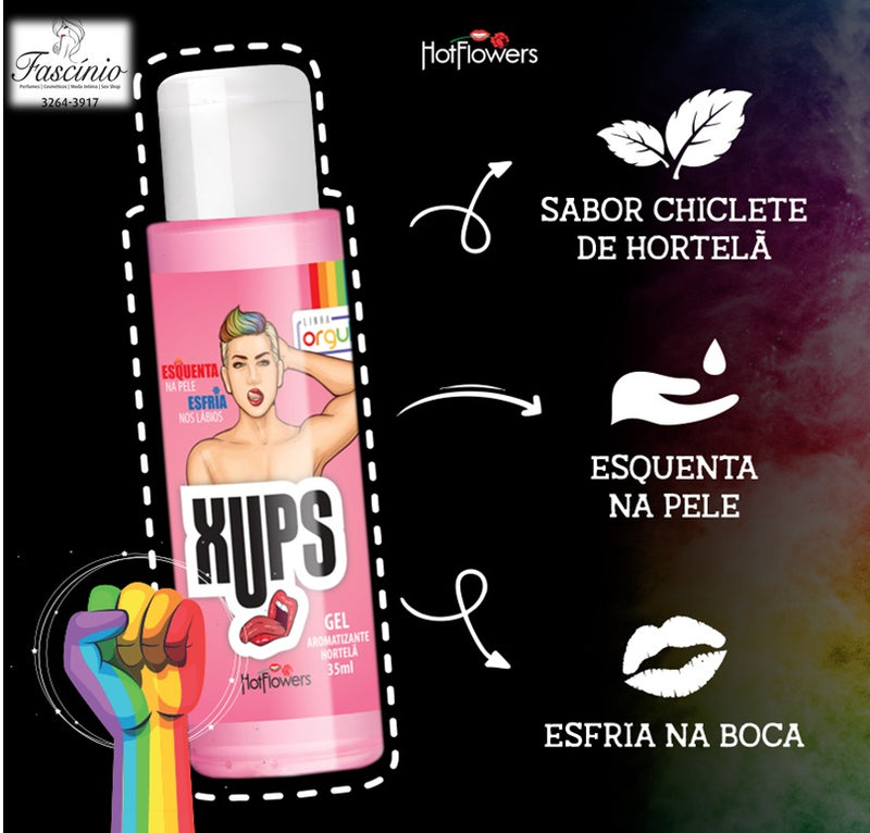 XUPS GEL TERMICO SEXO ORAL E MASSAGEM CORPORAL